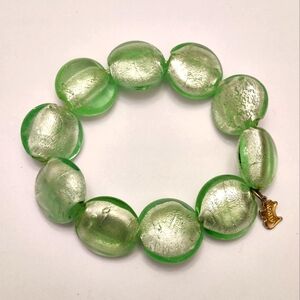 Agatha Paris Art Foiled Glass Vintage Bracelet